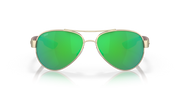 Rose Gold w- Tortoise Temples - Green Mirror 580P