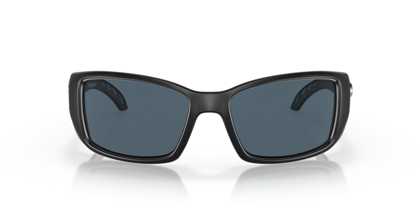 Costa Del Mar Blackfin Sunglasses Matte Gray - Blue Mirror 580P