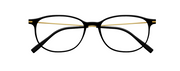 Satin Black Face -Gloss Gold Temples