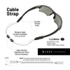 Luxe Performance Eyewear Cable Straps