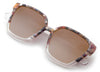 [Capri to Crystal Mirrored - Amber Silver Gradient Mirrored Lens]