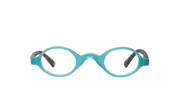 Turquoise Front and Black with Crystal Fishnet Temples