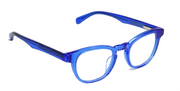 Electric Blue Crystal Front and Temples