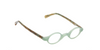 [Milky Green Front with Brown and Green Chop Temples]