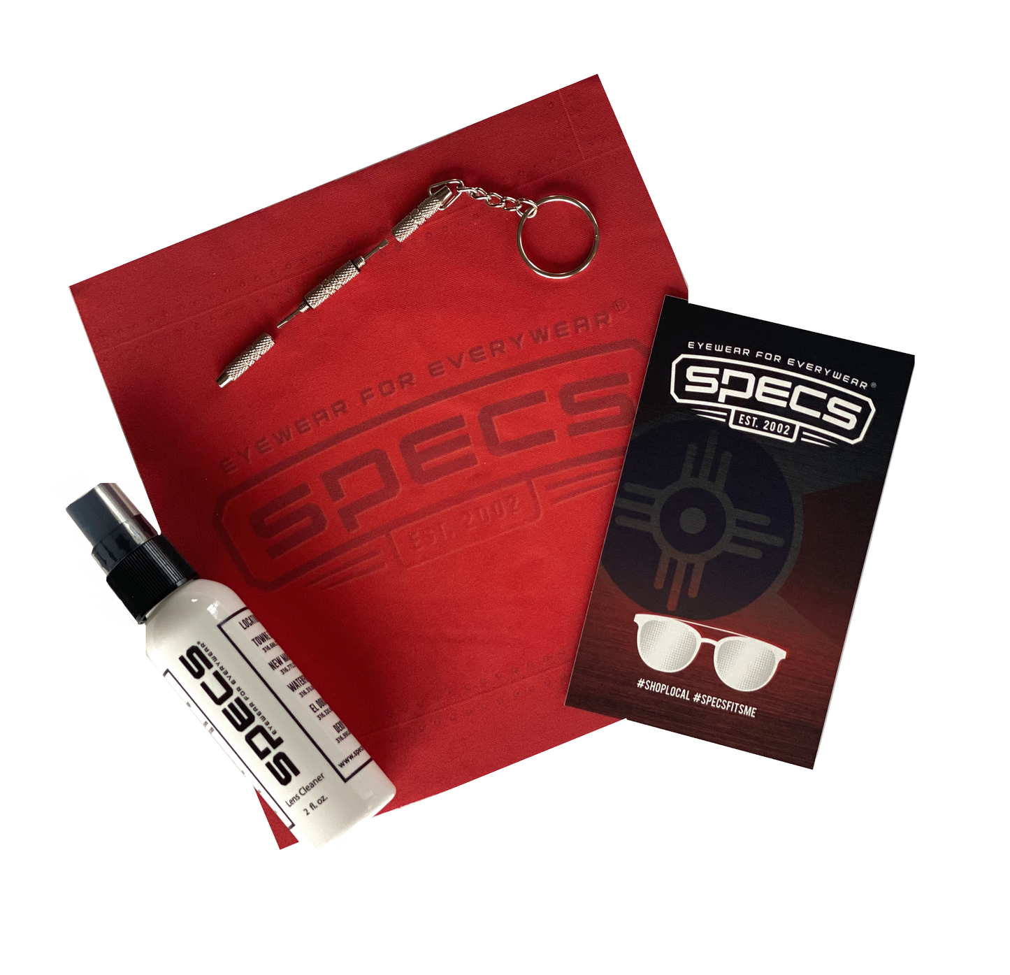 Specs Eyewear Tool Kit.