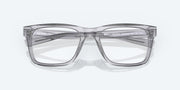 Shiny Light Gray Crystal Frame