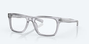 Shiny Light Gray Crystal Frame