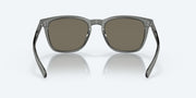 Blue Mirror Polarized Glass Lenses, Matte Gray Crystal Frame