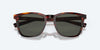 [Gray Polarized Glass Lenses, Matte Tortoise Frame]