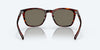 [Blue Mirror Polarized Glass Lenses, Matte Tortoise Frame]