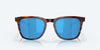 [Blue Mirror Polarized Glass Lenses, Matte Tortoise Frame]