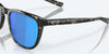 [Blue Mirror Polarized Glass Lenses, Shiny Black Kelp Frame]