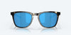 [Blue Mirror Polarized Glass Lenses, Shiny Black Kelp Frame]