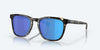 [Blue Mirror Polarized Glass Lenses, Shiny Black Kelp Frame]