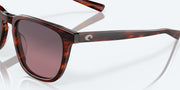 Rose Gradient Polarized Glass Lenses, Matte Tortoise Frame