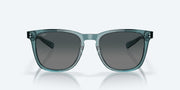 Gray Gradient Polarized Glass Lenses, Aquamarine Frame