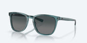 Gray Gradient Polarized Glass Lenses, Aquamarine Frame