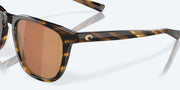 Gold Mirror Polarized Glass Lenses, Tortoise Frame