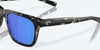 [Blue Mirror Polarized Glass Lenses, Shiny Black Kelp Frame]