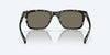 [Blue Mirror Polarized Glass Lenses, Shiny Black Kelp Frame]