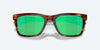 [Green Mirror Polarized Glass Lenses, Tortoise Frame]