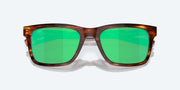 Green Mirror Polarized Glass Lenses, Tortoise Frame