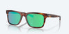 [Green Mirror Polarized Glass Lenses, Tortoise Frame]