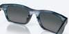 [Gray Gradient Polarized Glass Lenses, Ocean Currents Frame]