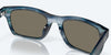 [Blue Mirror Polarized Glass Lenses, Ocean Currents Frame]