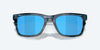 [Blue Mirror Polarized Glass Lenses, Ocean Currents Frame]