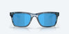 [Blue Mirror Polarized Glass Lenses, Ocean Currents Frame]