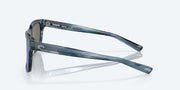 Blue Mirror Polarized Glass Lenses, Ocean Currents Frame