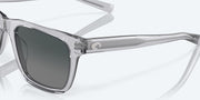 Gray Gradient Polarized Glass Lenses, Shiny Light Crystal Gray Frame