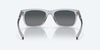 [Gray Gradient Polarized Glass Lenses, Shiny Light Crystal Gray Frame]