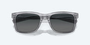 Gray Gradient Polarized Glass Lenses, Shiny Light Crystal Gray Frame