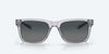 [Gray Gradient Polarized Glass Lenses, Shiny Light Crystal Gray Frame]