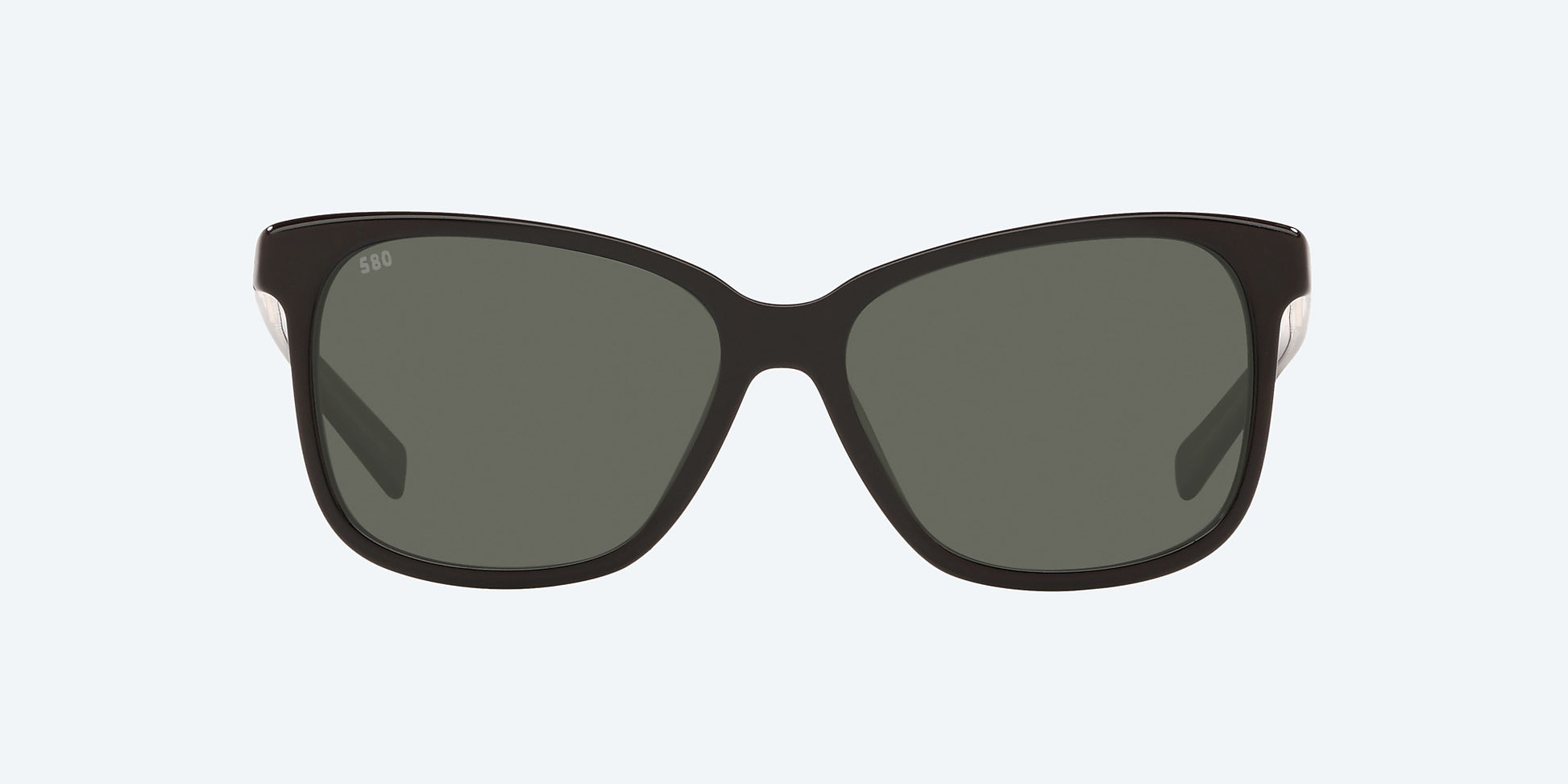 [Gray Polarized Glass Lenses, Shiny Black Frame]