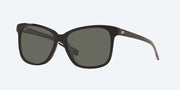 Gray Polarized Glass Lenses, Shiny Black Frame