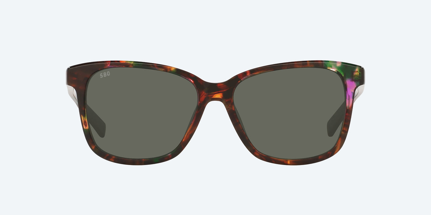 [Gray Polarized Glass Lenses, Shiny Abalone Frame]