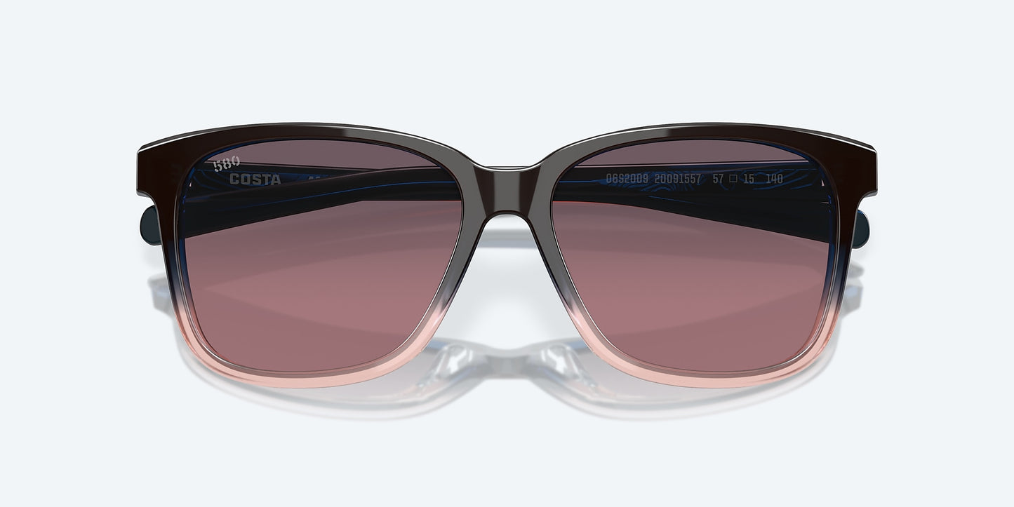 [Rose Gradient Polarized Glass Lenses, Pink Sand Frame]