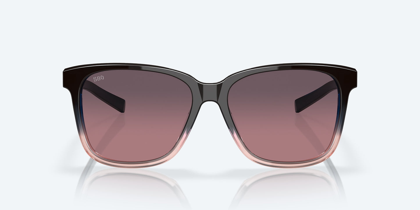 [Rose Gradient Polarized Glass Lenses, Pink Sand Frame]
