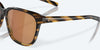 [Gold Mirror Polarized Glass Lenses, Tortoise Frame]