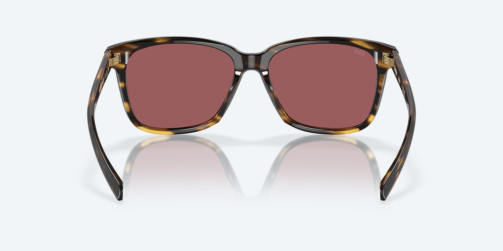 [Gold Mirror Polarized Glass Lenses, Tortoise Frame]