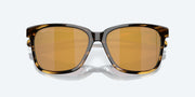 Gold Mirror Polarized Glass Lenses, Tortoise Frame