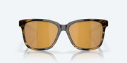 Gold Mirror Polarized Glass Lenses, Tortoise Frame