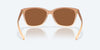 [Copper Silver Mirror Polarized Glass Lenses, Sandbar Frame]