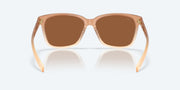 Copper Silver Mirror Polarized Glass Lenses, Sandbar Frame