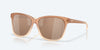 [Copper Silver Mirror Polarized Glass Lenses, Sandbar Frame]