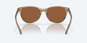 Copper Silver Mirror Polarized Glass Lenses, Shallows Frame