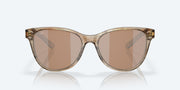 Copper Silver Mirror Polarized Glass Lenses, Shallows Frame